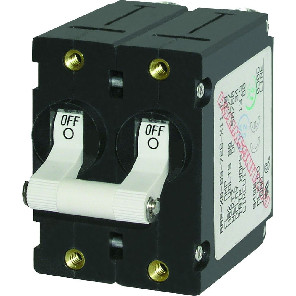 Blue Sea 7235 A-Series Double Pole Toggle – 15AMP – White [7235]