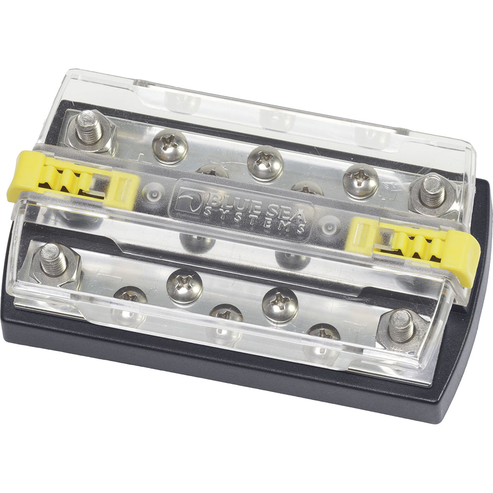 Blue Sea 2722 DualBus Plus 1/4″ Stud, 5 x 10-32 Screw Terminal [2722]