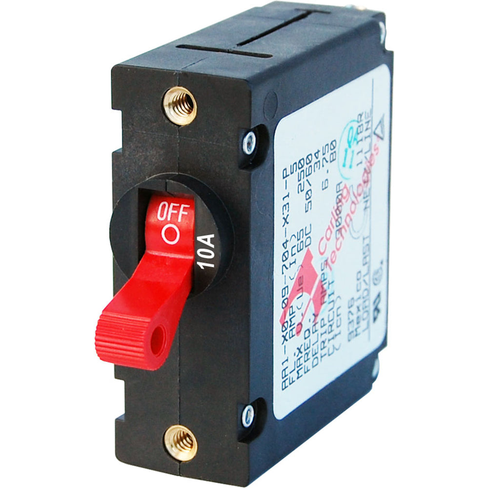 Blue Sea 7205 AC / DC Single Pole Magnetic World Circuit Breaker  –  10 Amp [7205]