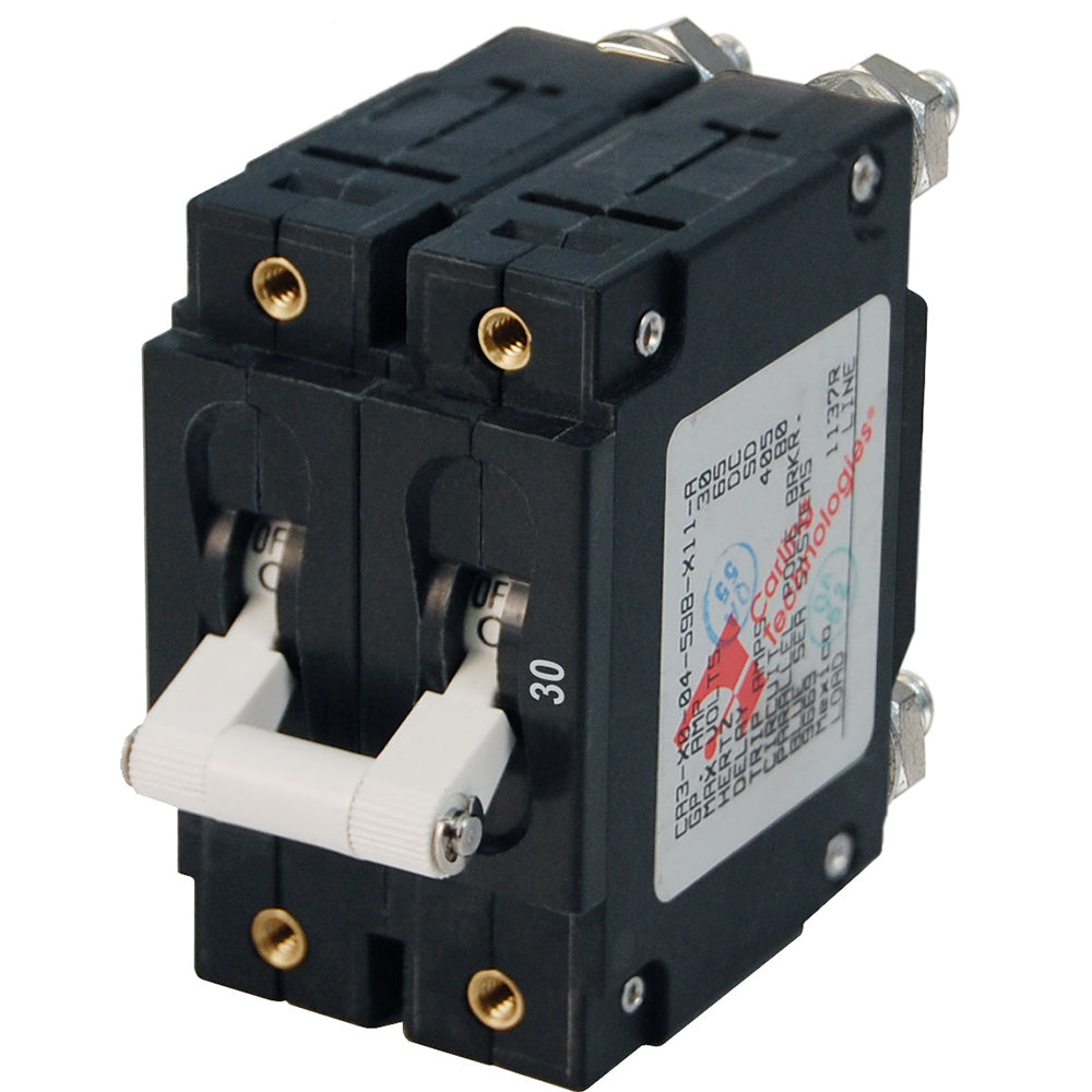 Blue Sea 7365 C-Series Double Pole Circuit Breaker – 30A [7365]