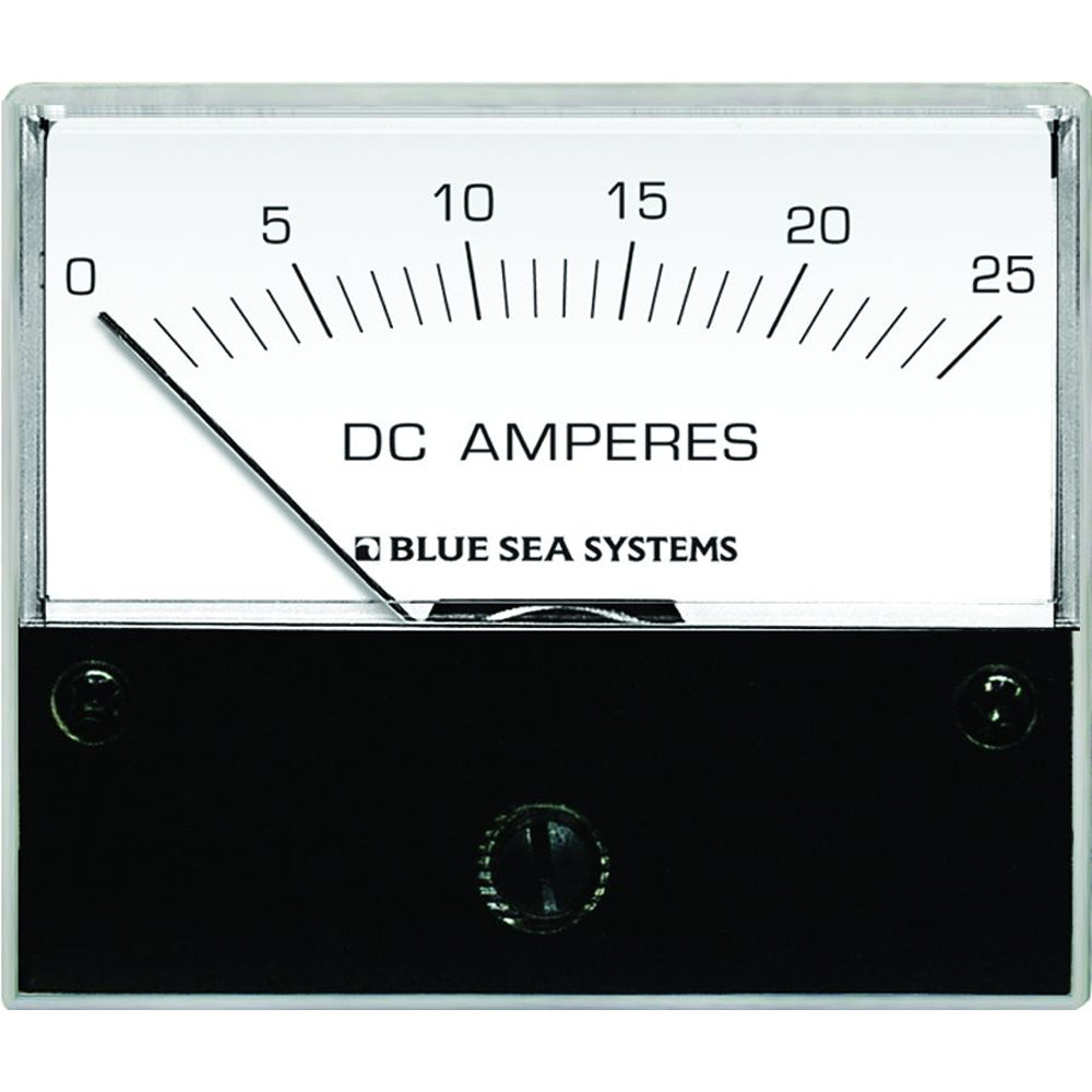 Blue Sea 8005 DC Analog Ammeter – 2-3/4″ Face, 0-25 Amperes DC [8005]