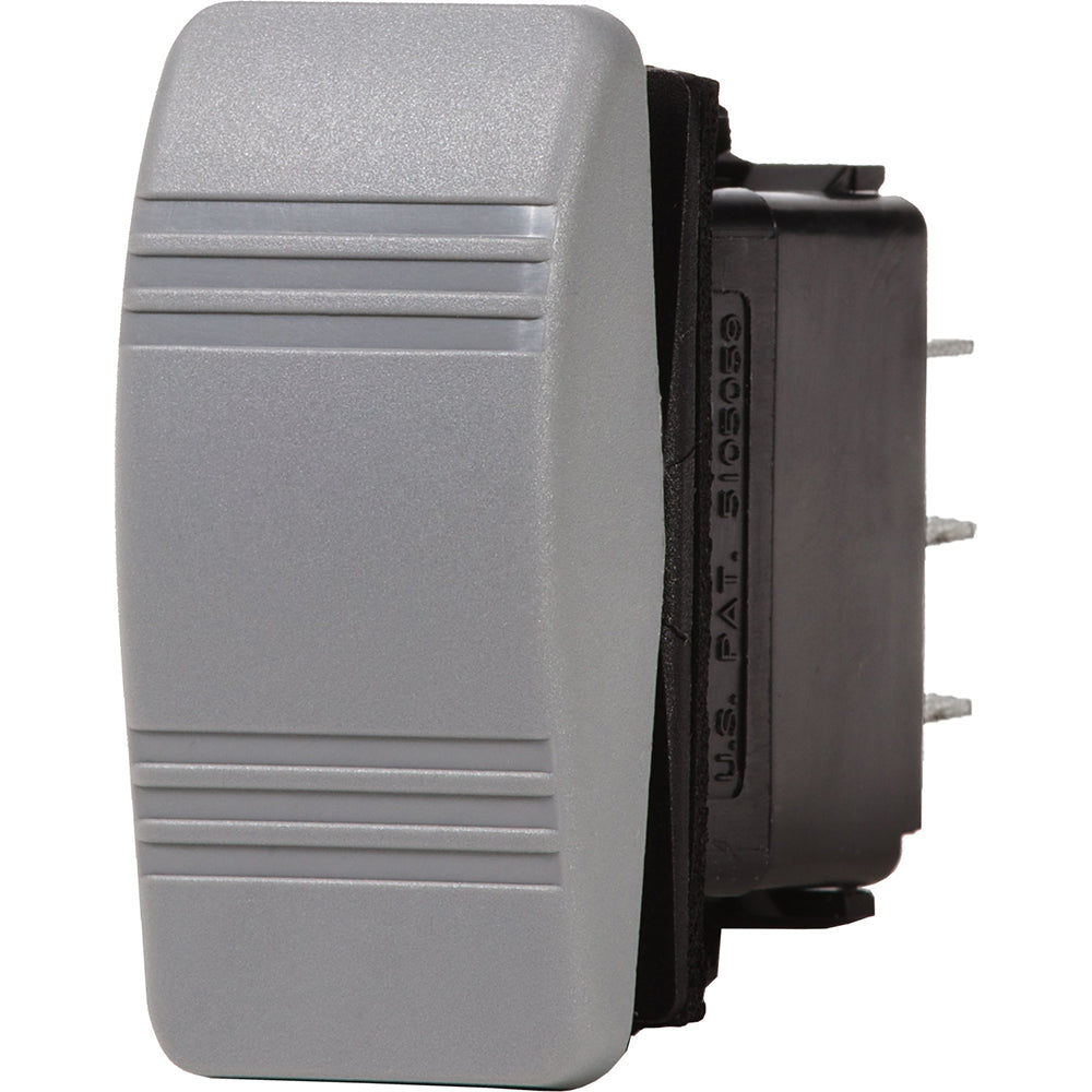 Blue Sea 8219 Water Resistant Contura III Switch – OFF(ON) – Grey [8219]