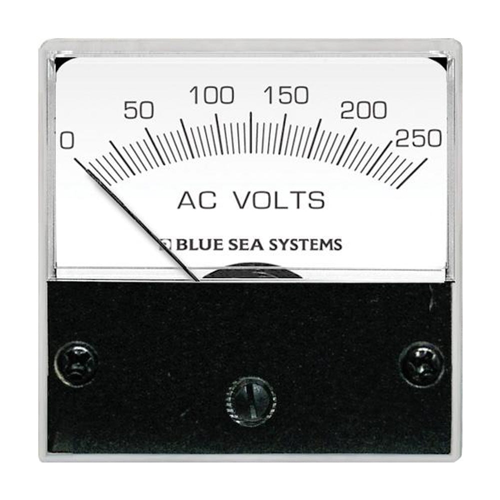 Blue Sea 8245 AC Analog Micro Voltmeter – 2″ Face, 0-250 Volts AC [8245]