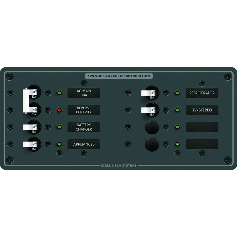 Blue Sea 8412 AC Main + 6 Positions – White [8412]