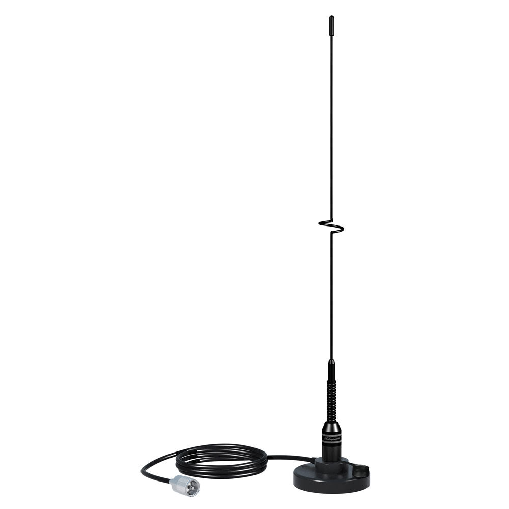 Shakespeare VHF 19″ 5218 Black SS Whip Antenna – Magnetic Mount [5218]