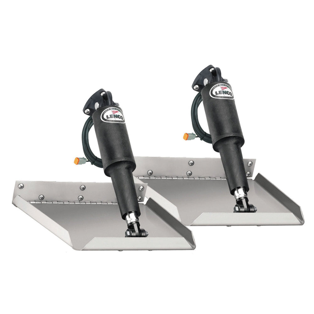 Lenco 9″ x 9″ Edge Mount Trim Tab Kit without Switch Kit 12V [15013-101]