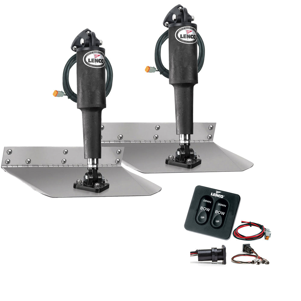 Lenco 9″ x 12″ Standard Trim Tab Kit w/Standard Integrated Switch Kit 12V [15104-102]
