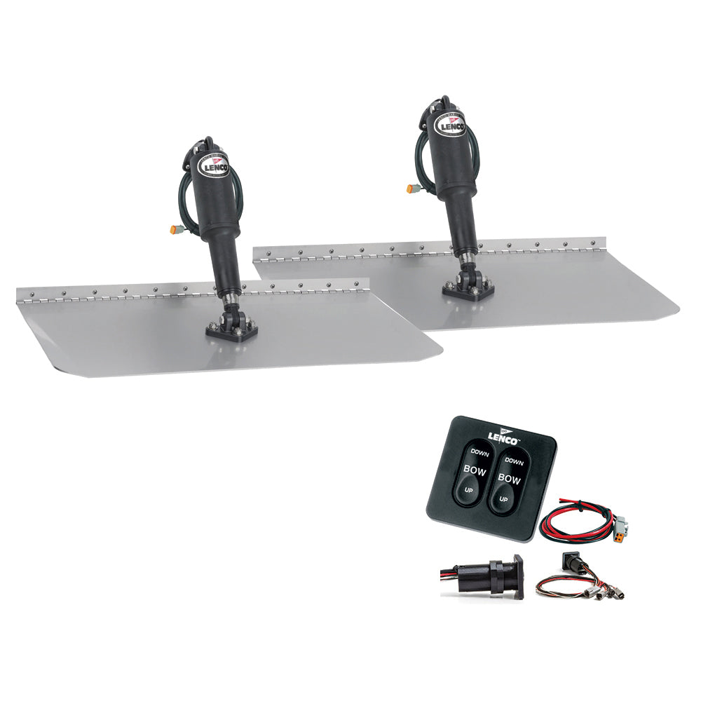 Lenco 12″ x 18″ Standard Trim Tab Kit w/Standard Tactile Switch Kit 12V [TT12X18]