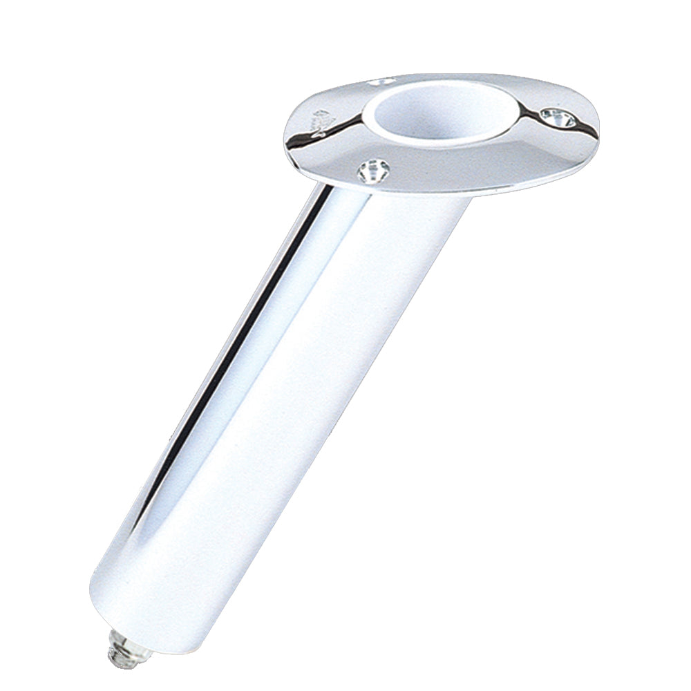 Lee’s 30 Degree Stainless Steel Swivel Base Flush Mount Rod Holder – Medium – 2″ OD X 6.5″ Tube f/Small Bent Butts [RH5165]