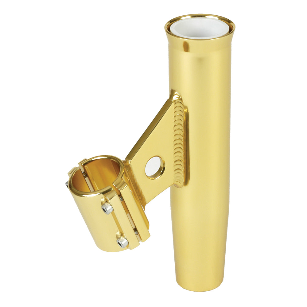 Lee’s Clamp-On Rod Holder – Gold Aluminum – Vertical Mount – Fits 1.050″ O.D. Pipe [RA5001GL]