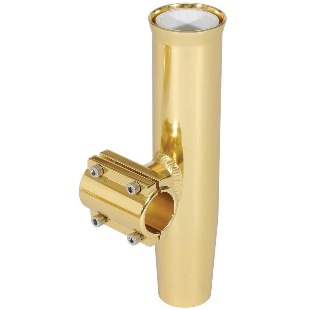 Lee’s Clamp-On Rod Holder – Gold Aluminum – Horizontal Mount – Fits 1.050″ O.D. Pipe [RA5201GL]
