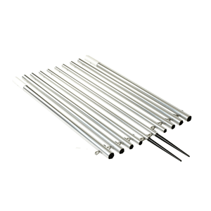 Lee’s 19′ Extra Strong Bright Silver Outrigger Poles 2″ OD [AP3519XS]