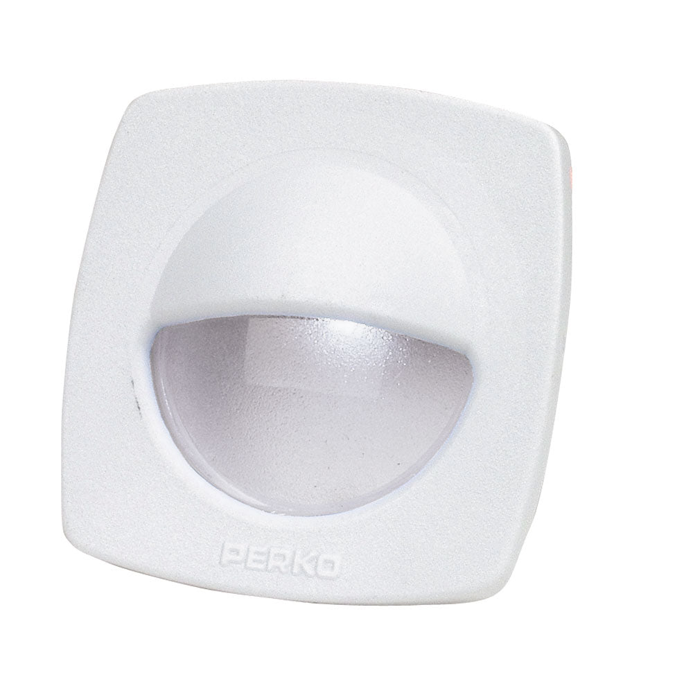 Perko LED Utility Light w/Snap-On Front Cover – White [1074DP2WHT]