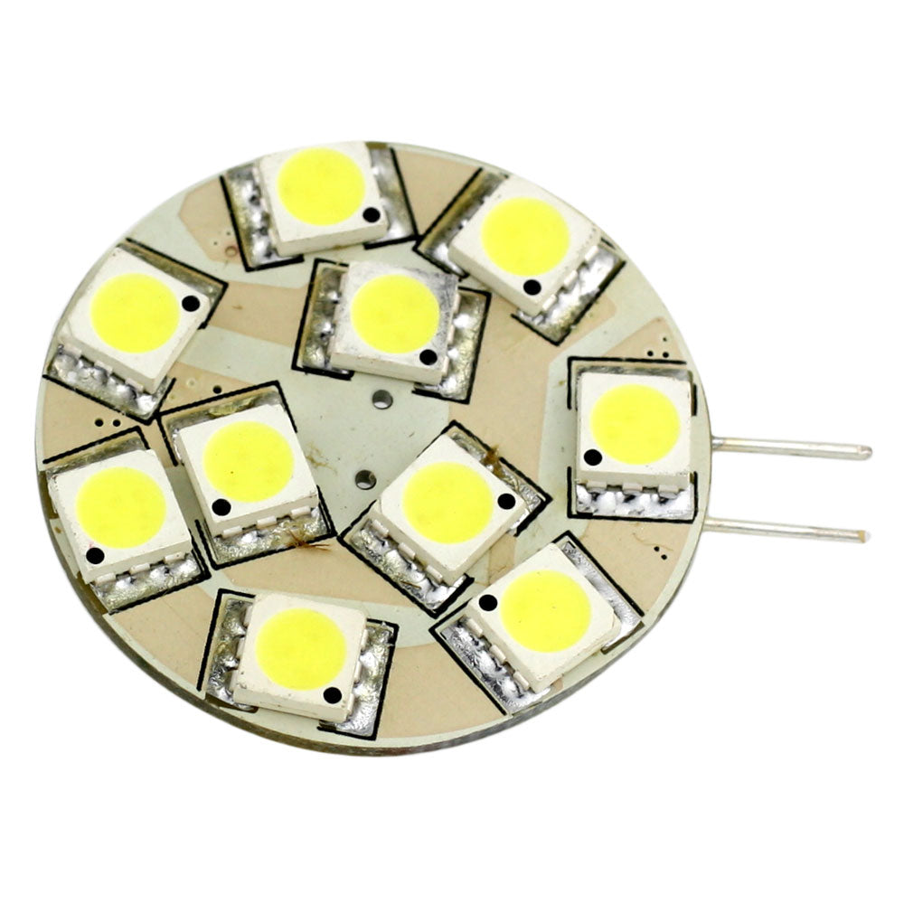 Lunasea G4 12 LED Side Pin Light Bulb – 12VAC or 10-30VDC 2W/140 Lumens – Warm White [LLB-21TW-21-00]