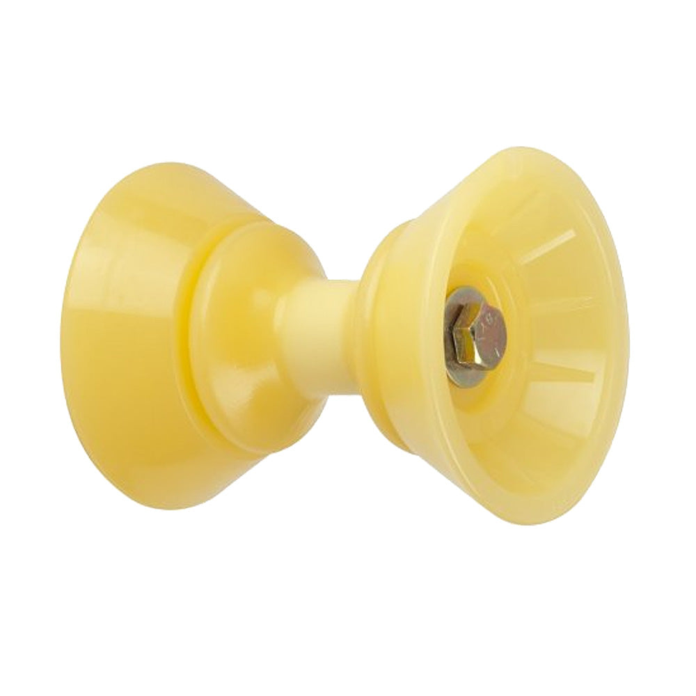 C.E. Smith 3″ Bow Bell Roller Assembly – Yellow TPR [29300]