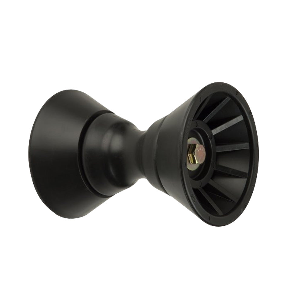 C.E. Smith 4″ Bow Bell Roller Assembly – Black TPR [29333]
