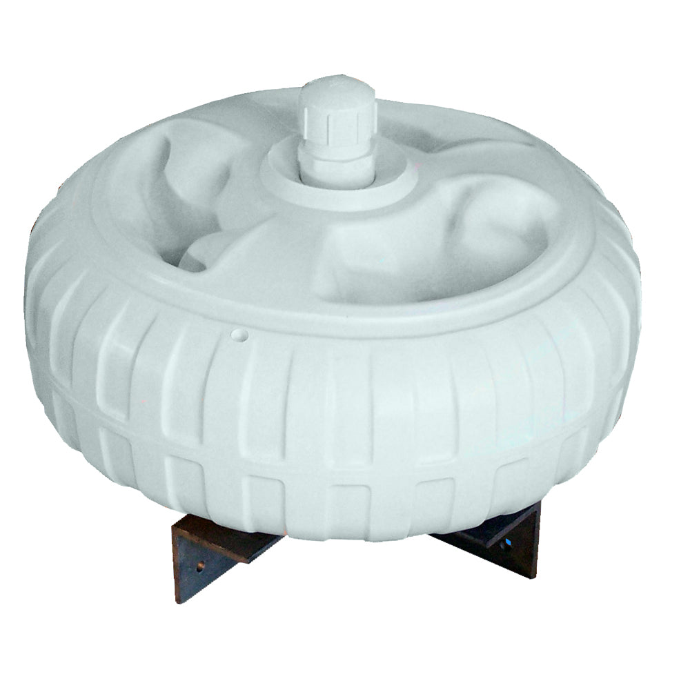 Dock Edge Inflatable Dock Wheel – 18″ – White [DE95077F]