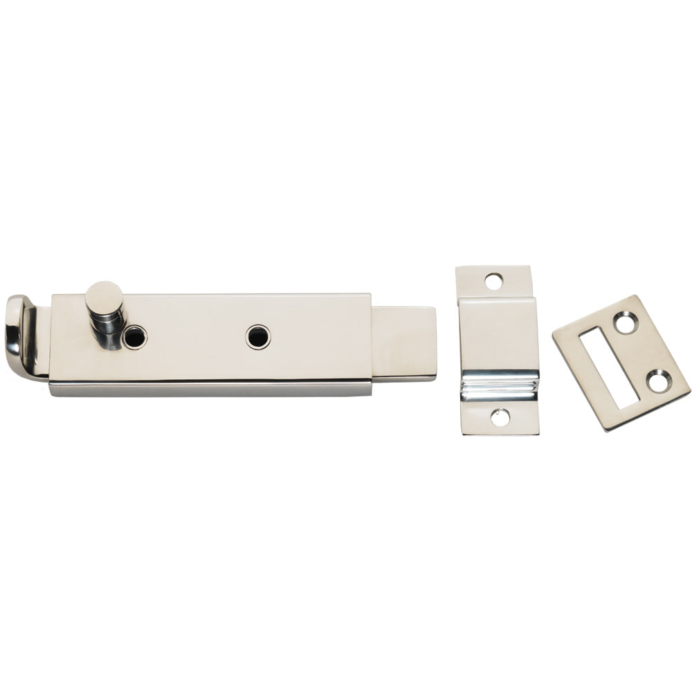Whitecap Spring Loaded Slide Bolt/Latch – 316 Stainless Steel – 5-5/16″ [S-0588C]