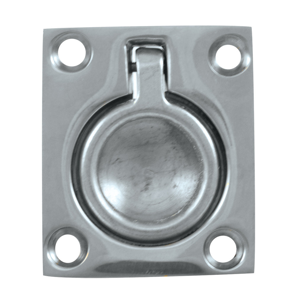 Whitecap Flush Pull Ring – CP/Brass – 1-1/2″ x 1-3/4″ [S-3360C]