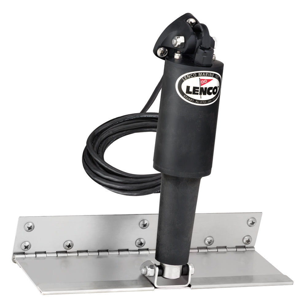 Lenco 4″ x 12″ Limited Space Trim Tab Kit w/o Switch Kit 12V – Standard Finish – Standard Actuator [15125-101]