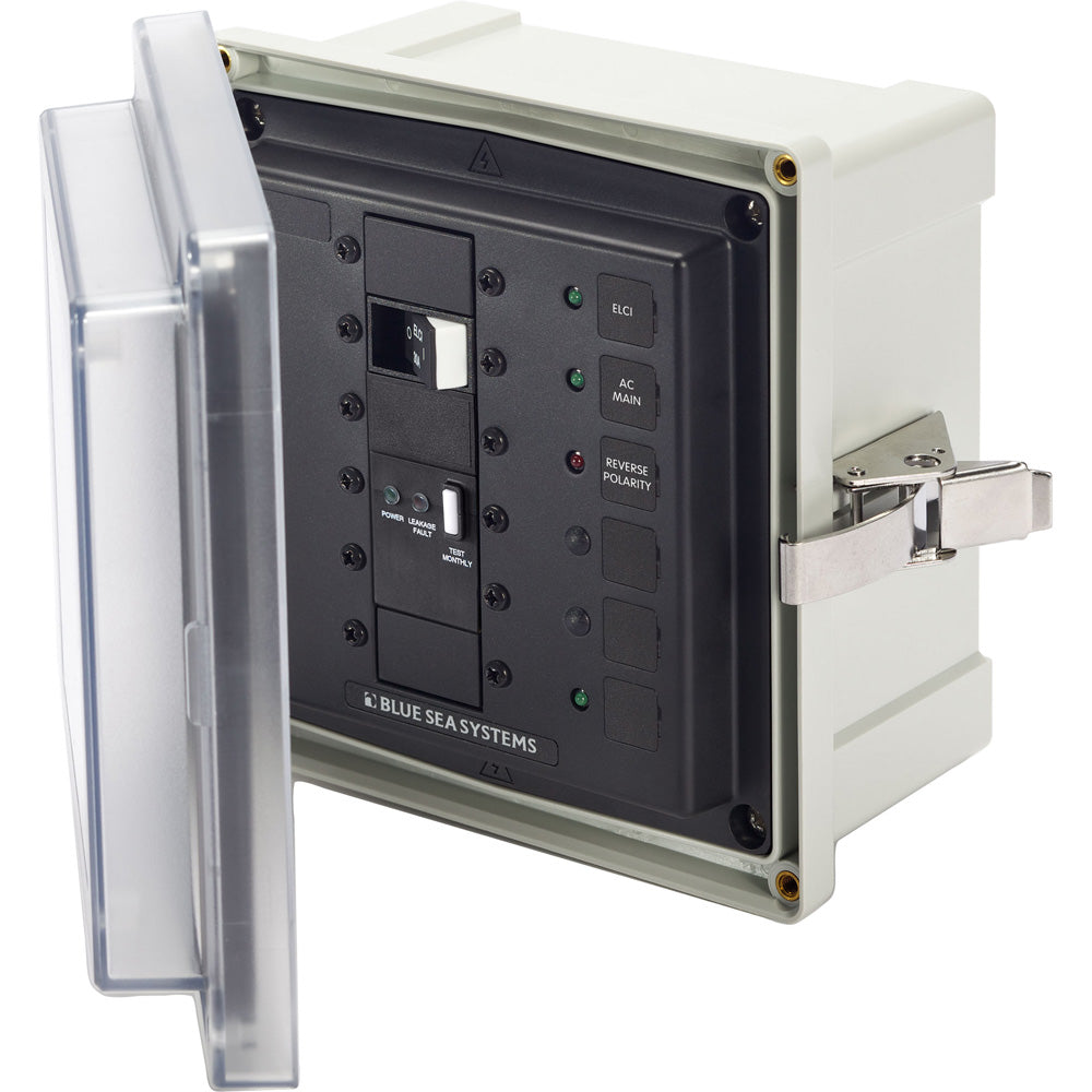 Blue Sea 3119 SMS Surface Mount System Panel Enclosure – 120/240V AC / 50A ELCI Main – 1 Blank Circuit Position [3119]