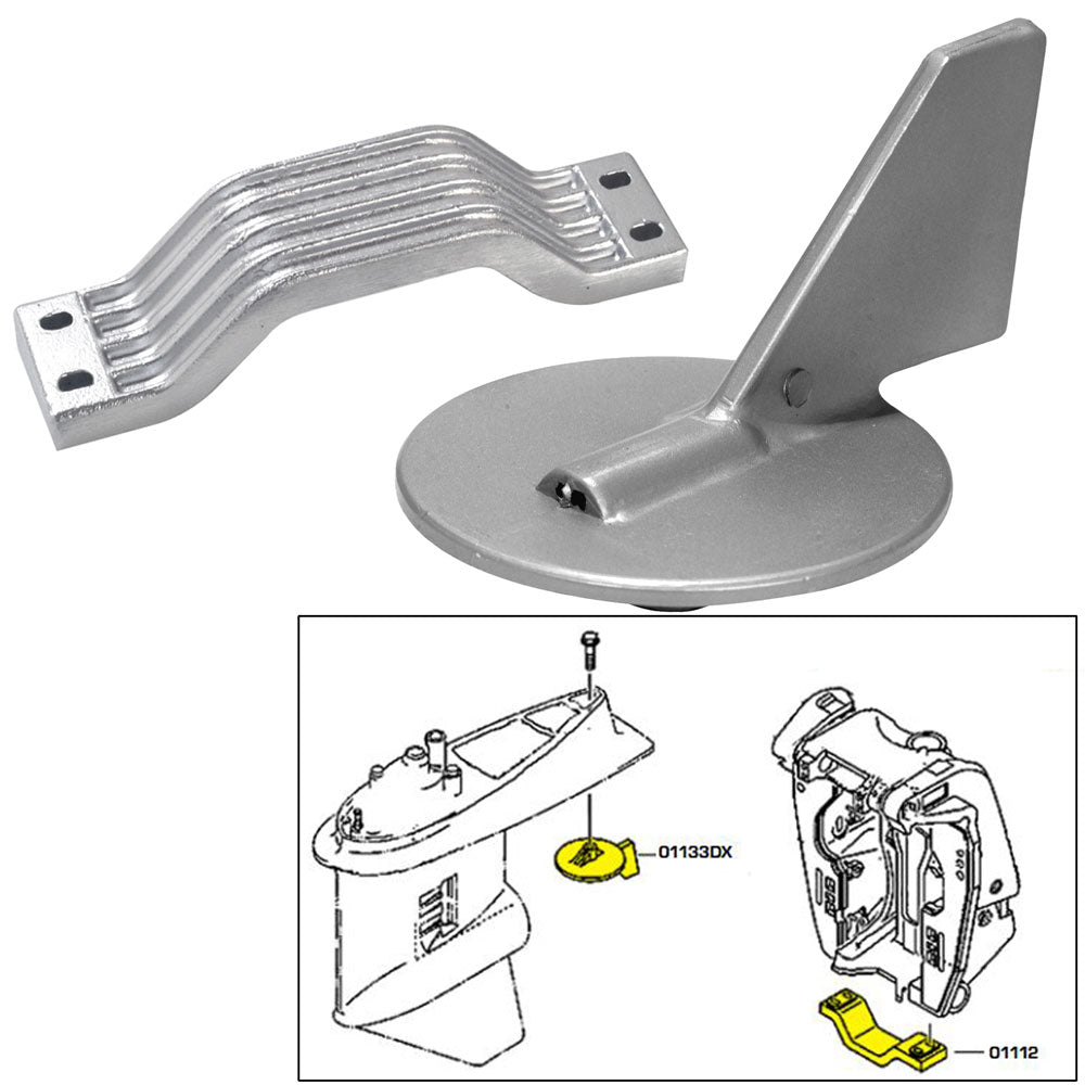 Tecnoseal Anode Kit – Yamaha 150-200HP – Aluminum [21101AL]
