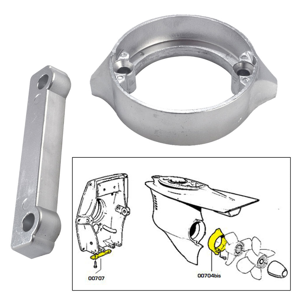 Tecnoseal Anode Kit w/Hardware – Volvo Duo-Prop 280 – Magnesium [20702MG]