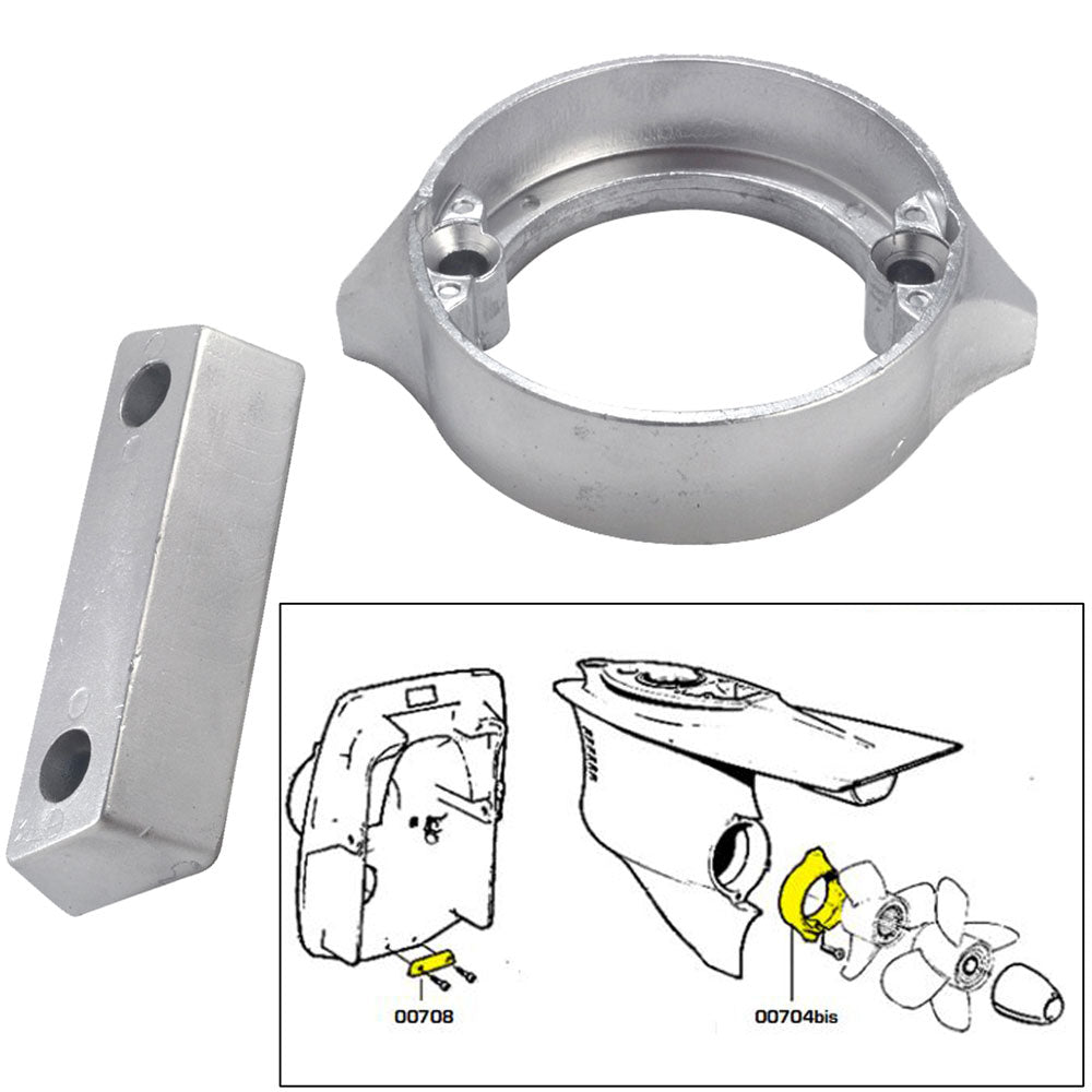 Tecnoseal Anode Kit w/Hardware – Volvo Duo-Prop 290 – Magnesium [20706MG]