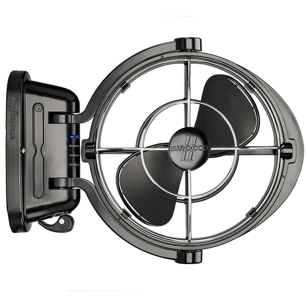 SEEKR by Caframo Sirocco II 3-Speed 7″ Gimbal Fan – Black – 12-24V [7010CABBX]