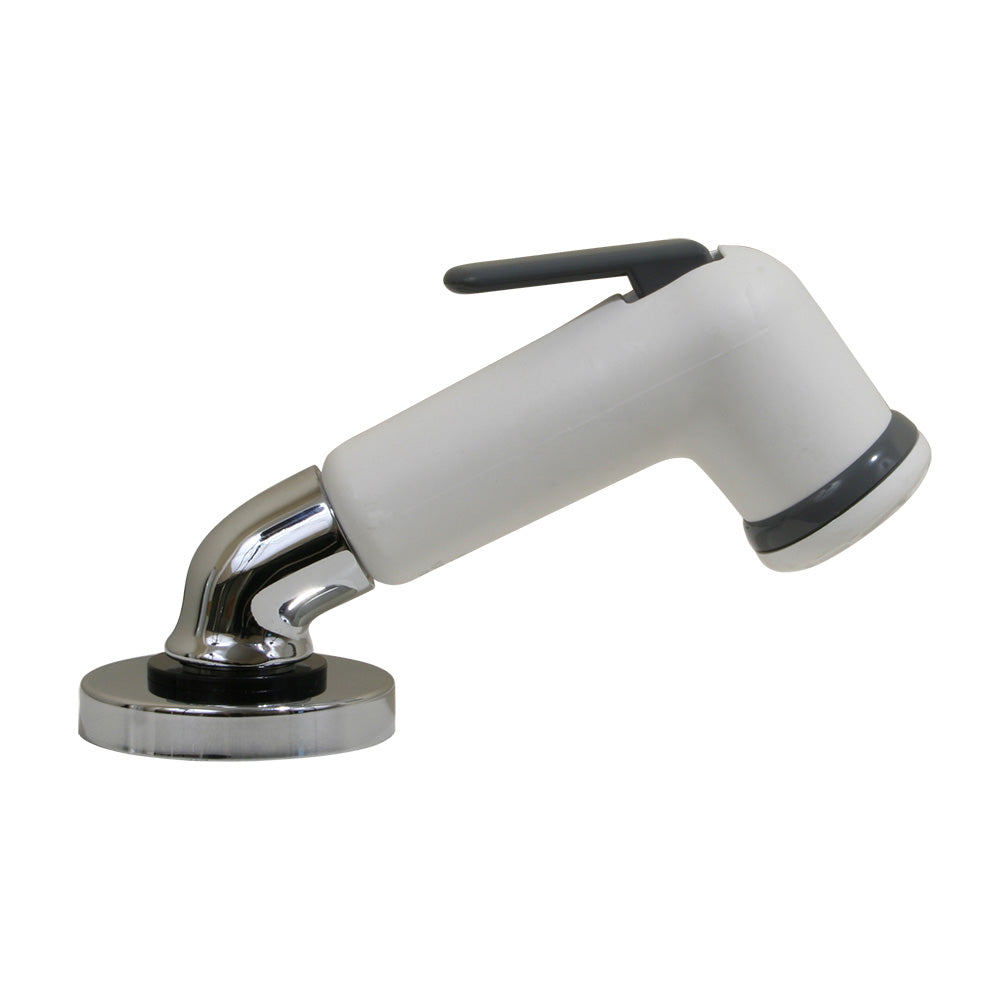 Scandvik Elbow Sprayer – Handle Pull Out – White w/6 Hose [10191P]