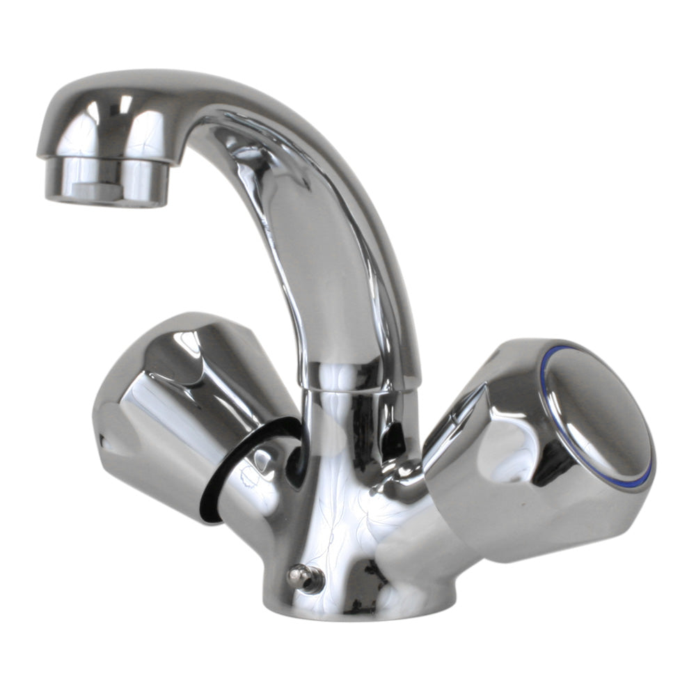 Scandvik Heavy-Duty Basin Mixer – Chrome Plated [10410P]