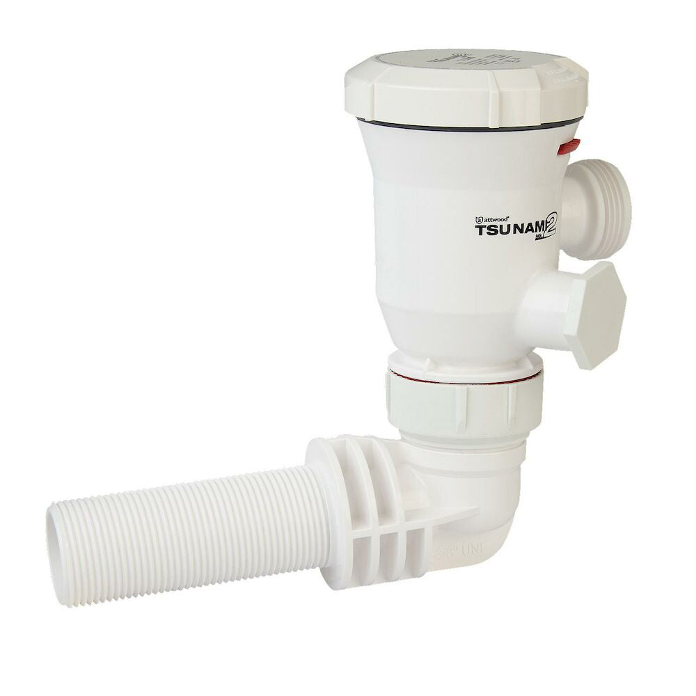 Attwood Tsunami Mk2 T1200 Aerator – 12V – 90-Degree Inlet [5664-4]