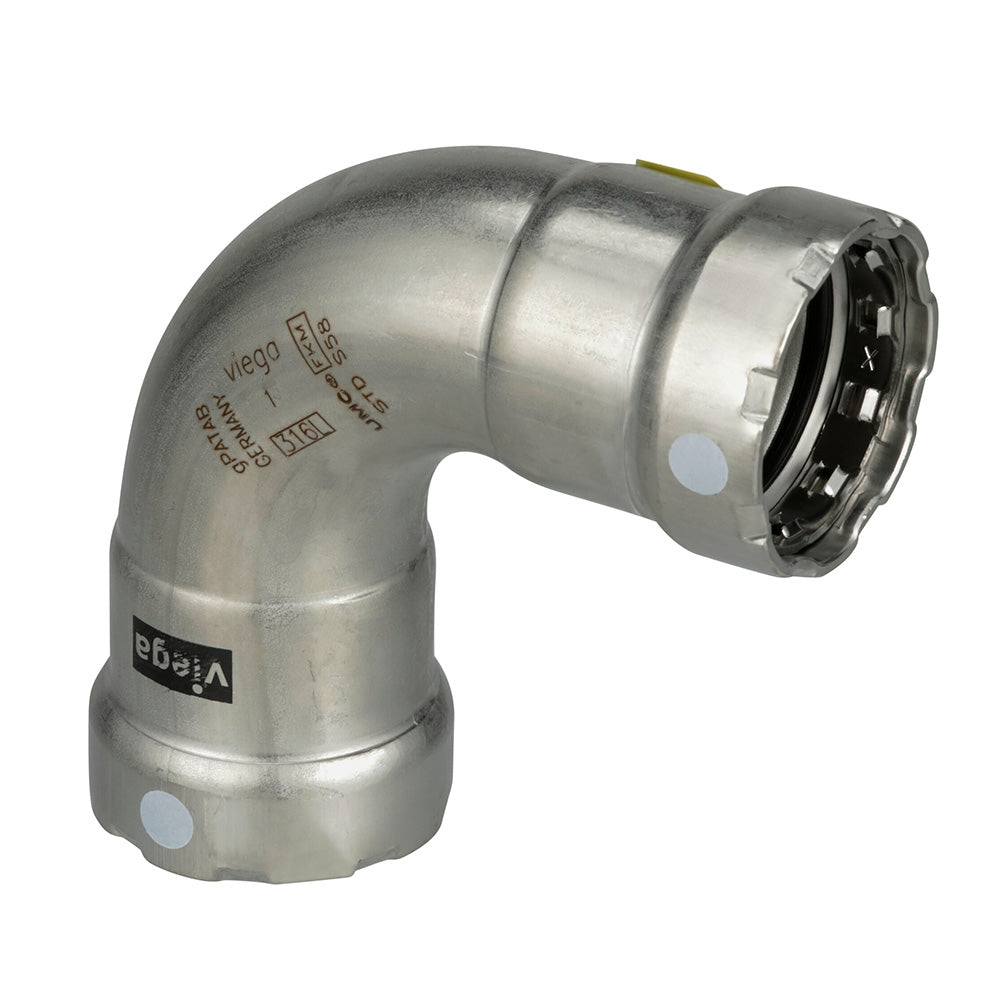 Viega MegaPress 316 FKM 1-1/4″ 90 Degree Elbow [91710]