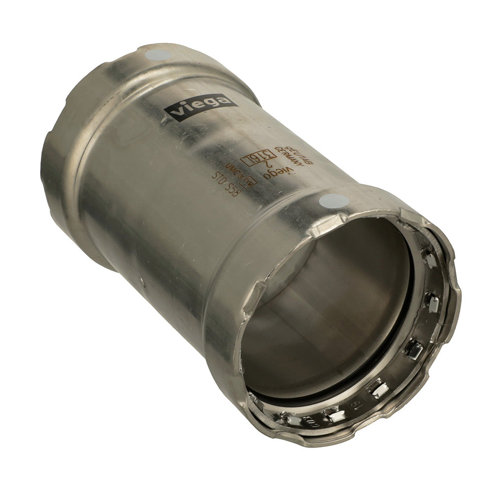 Viega MegaPress 316 FKM 2″ Slip Coupling w/o Stop [91315]