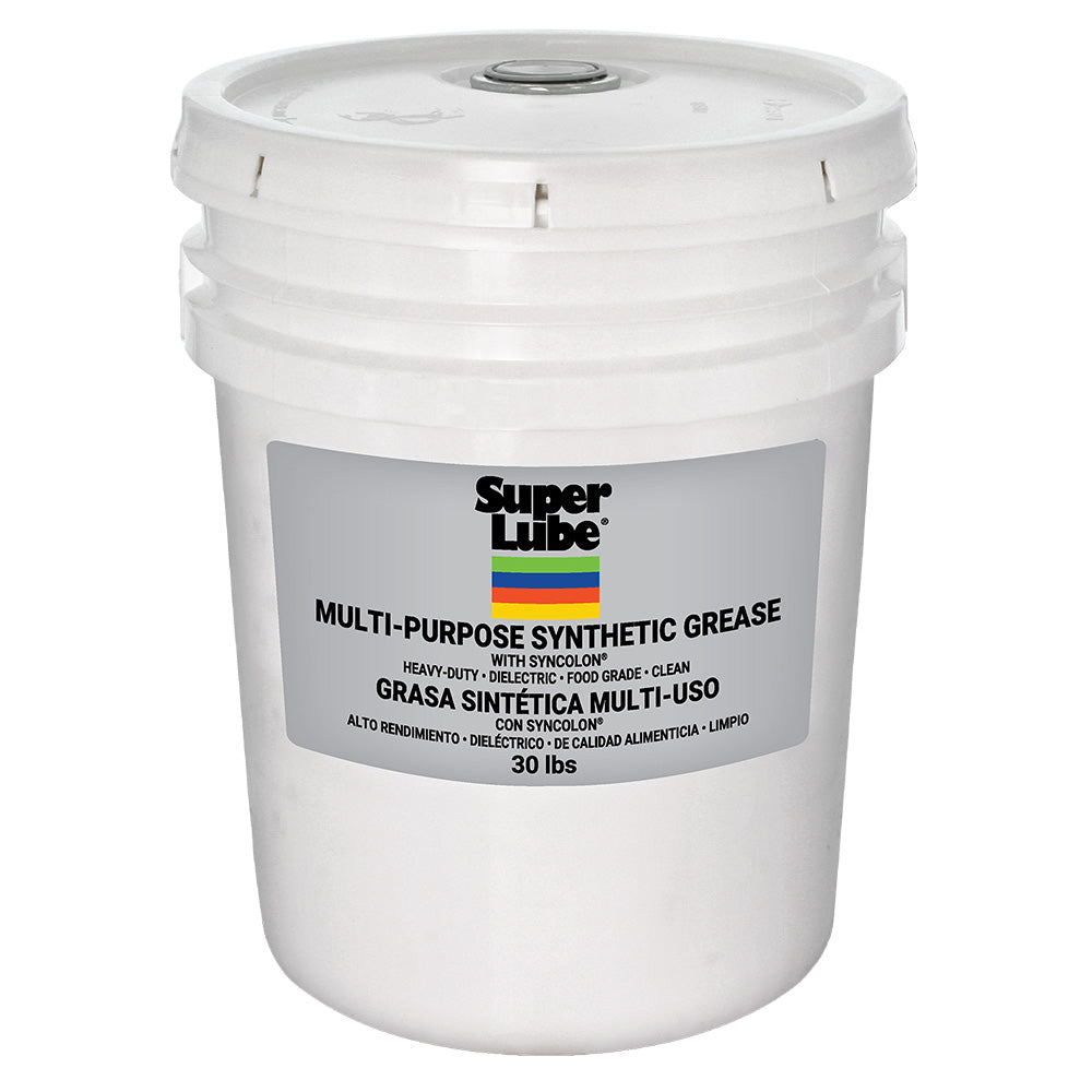 Super Lube Multi-Purpose Synthetic Grease w/Syncolon (PTFE) – 30lbs [41030]
