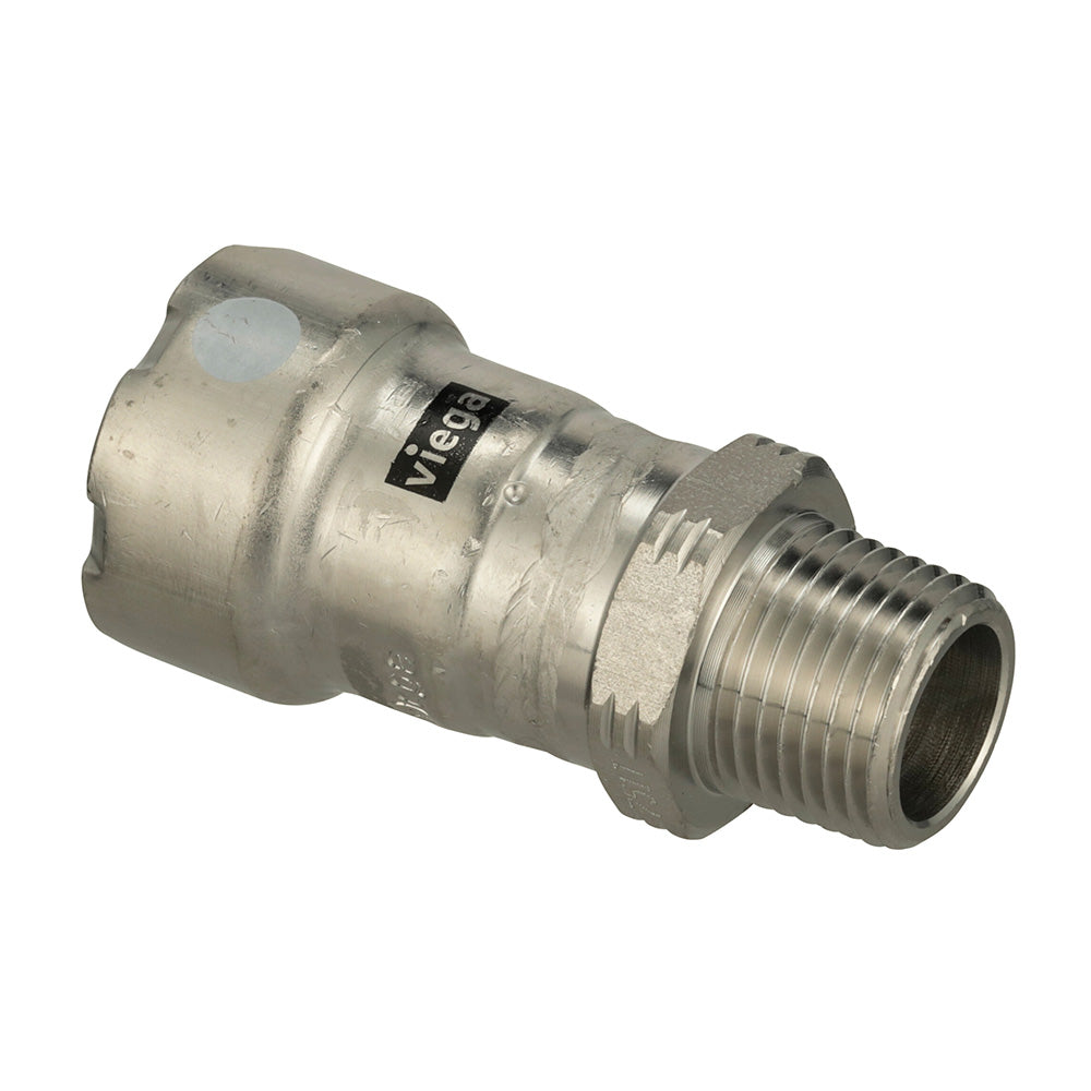 Viega MegaPress 316 FKM MPT Adapter – 3/4″ x 3/4″ (MPT) [91215]