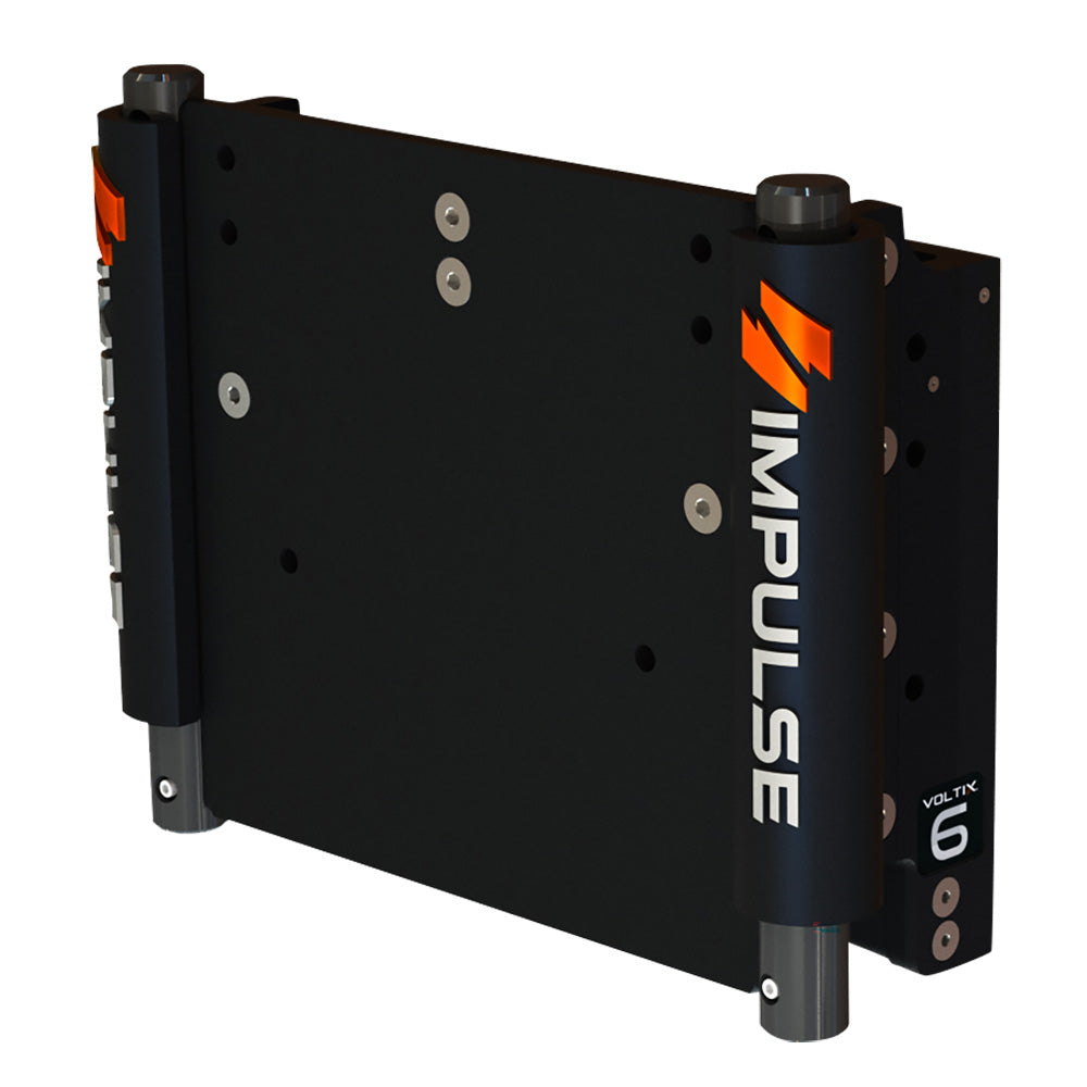 IMPULSE XL 6″ Set Back Electric Jack Plate w/Standard Control – Black Anodize [75053-B]