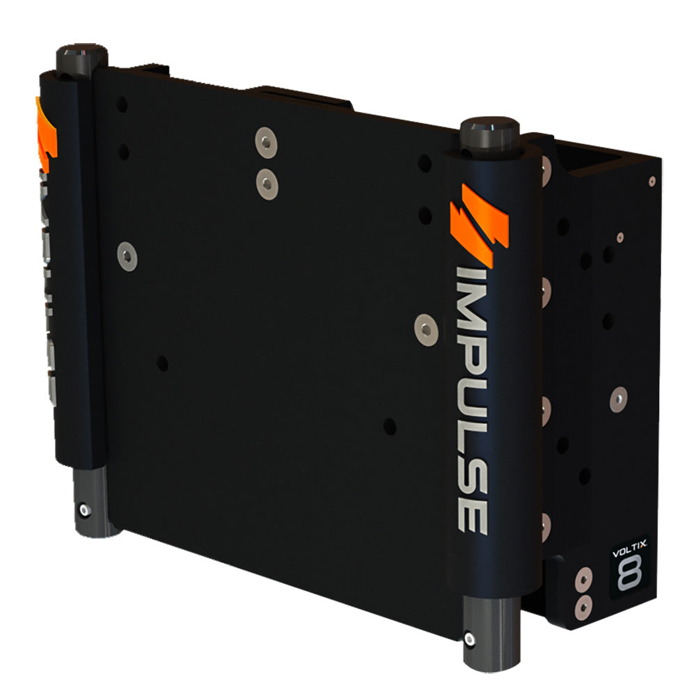 IMPULSE XL 8″ Set Back Electric Jack Plate w/Standard Control – Black Anodize [75063-B]