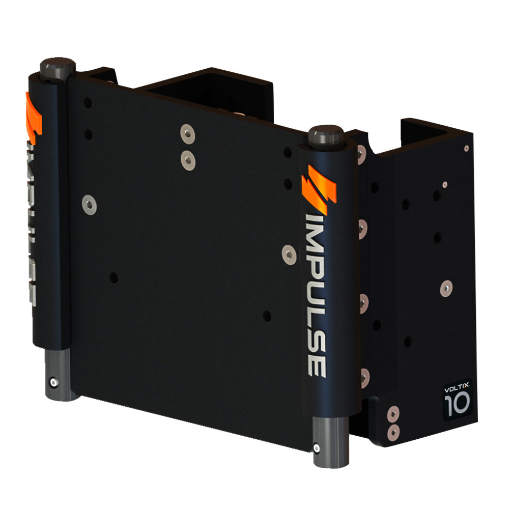 IMPULSE XL 10″ Set Back Electric Jack Plate w/Standard Control – Black Anodize [75073-B]