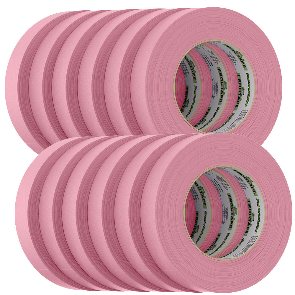 FrogTape CP 325 Medium-High Adhesion Masking Tape – 24MM x 55M x 12-Pack – Pink – Rated f/325F [105333]