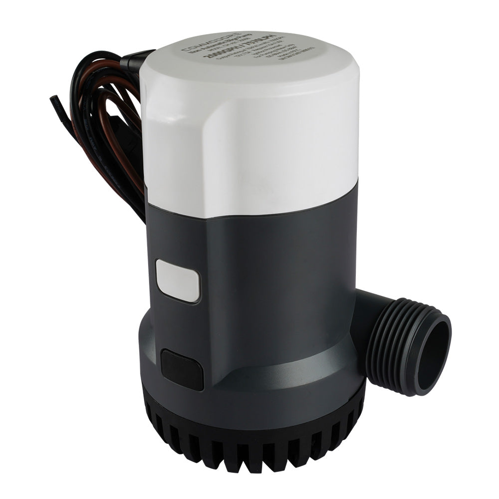 Commodore 2000 GPH Automatic AMP Sensor Bilge Pump – 12V [CM-B31-2000B]