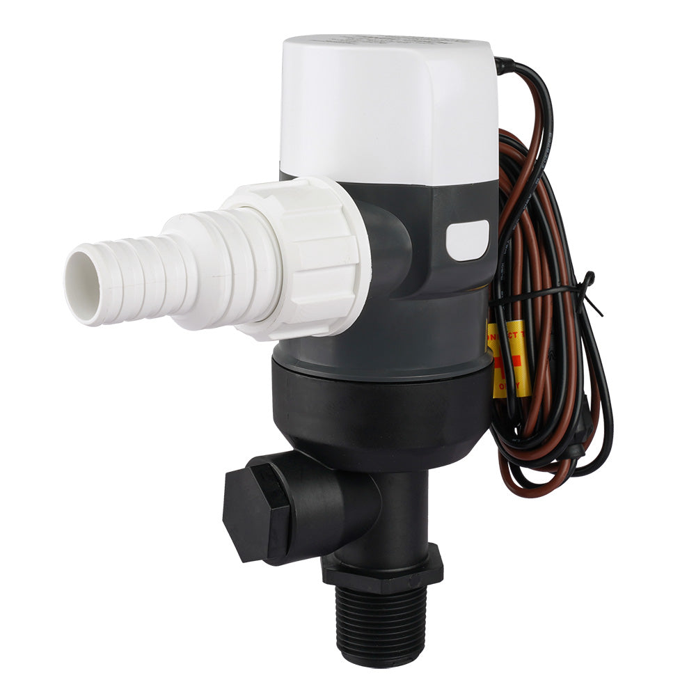 Commodore 1100 GPH Vertical Livewell Pump – Short – 12V [CM-D31-1100L]
