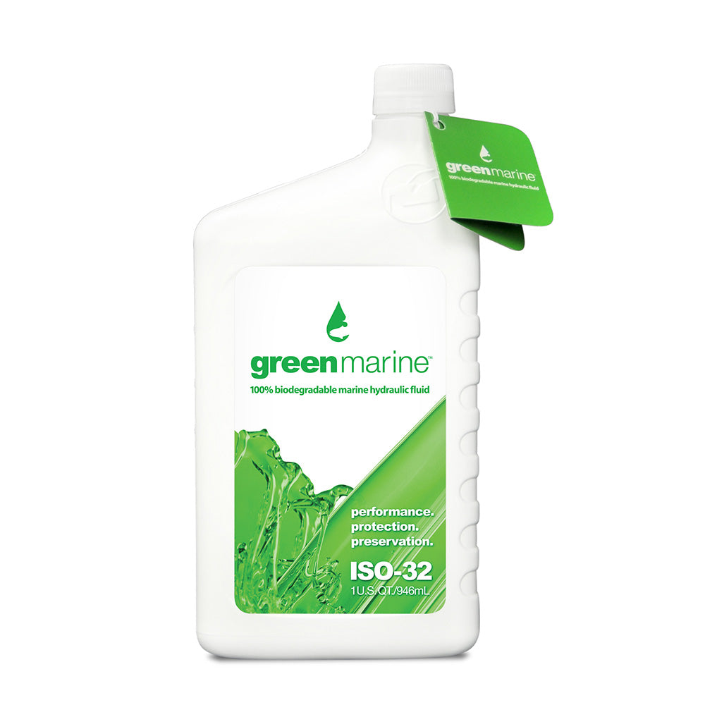 Power-Pole Green Marine ISO-32 Hydraulic Fluid – 1 qt [GM-ISO32-QT-F]
