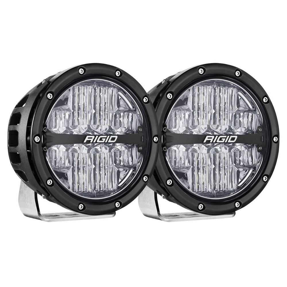 RIGID Industries 360-Series RGBW 6″ Offroad Lamp Drive Beam w/RGBW Backlight Pods – Set of 2 [36411]