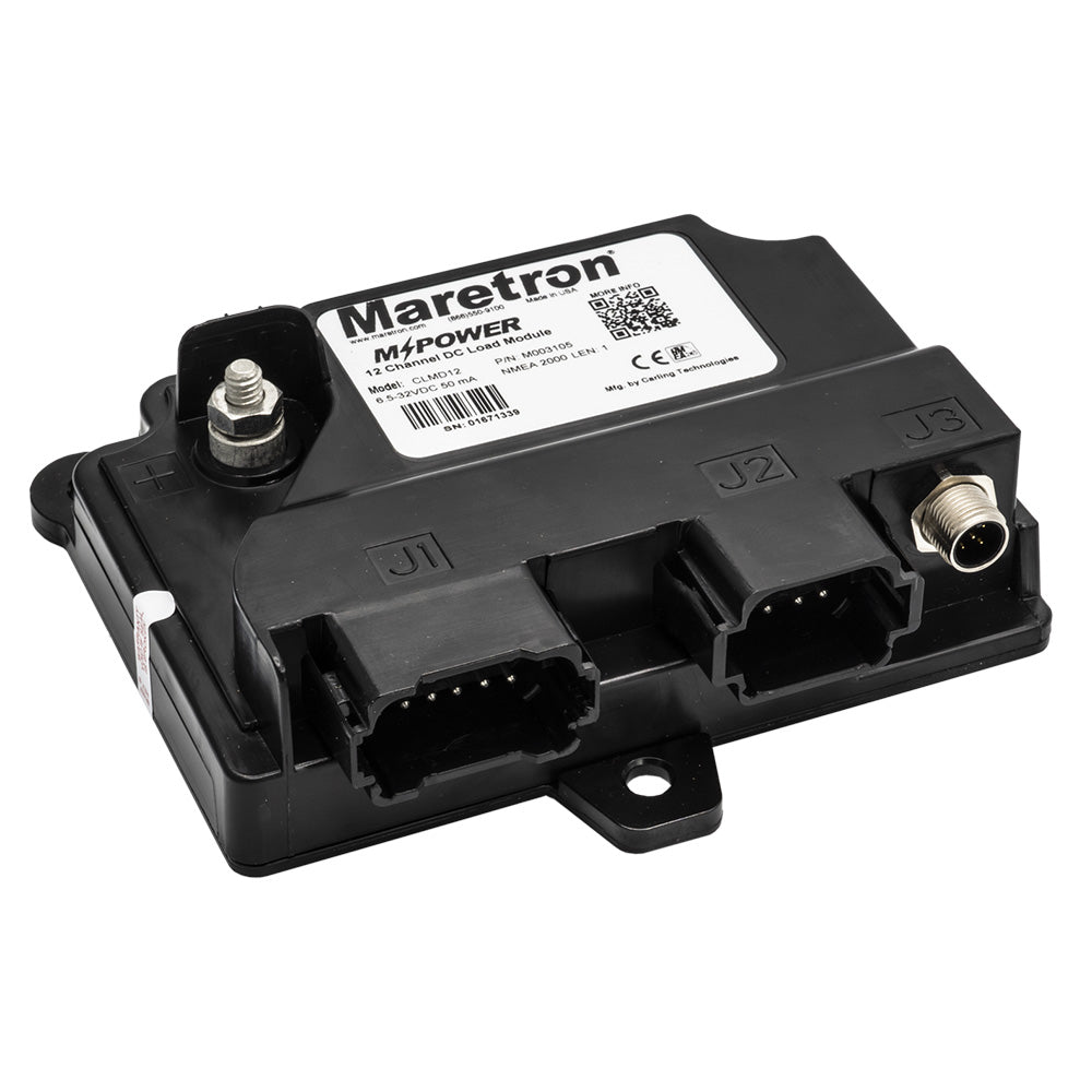 Maretron MPower 12 Channel DC Load Controller Module w/NMEA 2K – No Connectors [CLMD12]