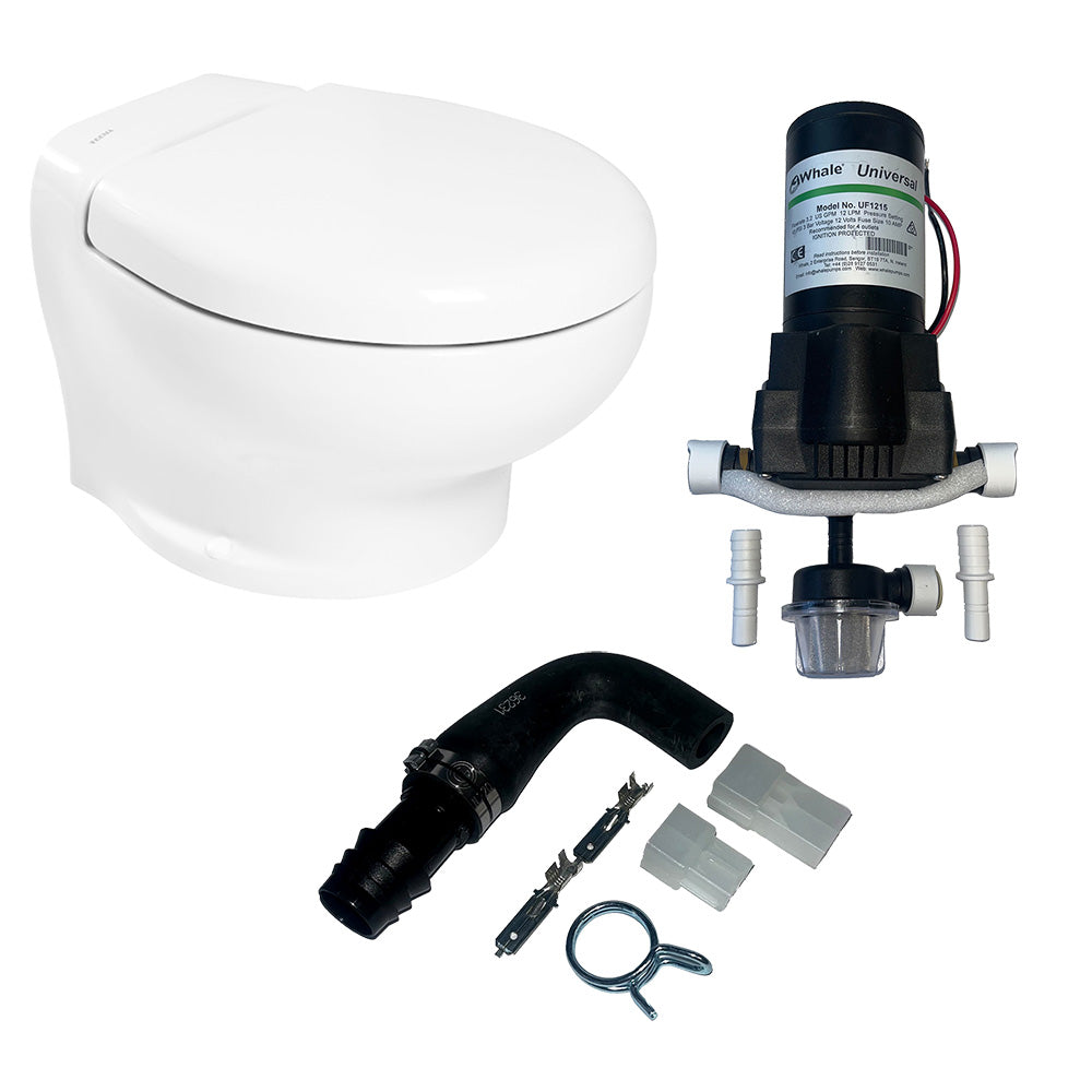 Thetford Nano Eco Compact Toilet Raw Water Kit w/Inlet Pump – 12V [T-NAN012PW/TSFT/NA-RWKIT]