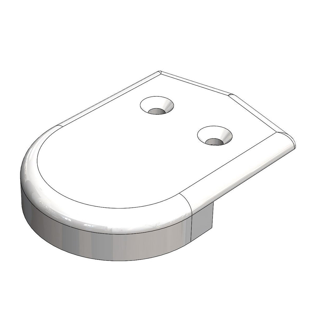 TACO 2″ Rub Rail End Cap – White [F90-0001WN]