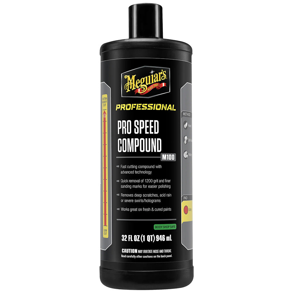 Meguiar’s Professional Pro Speed Compound – 32oz [M10032]