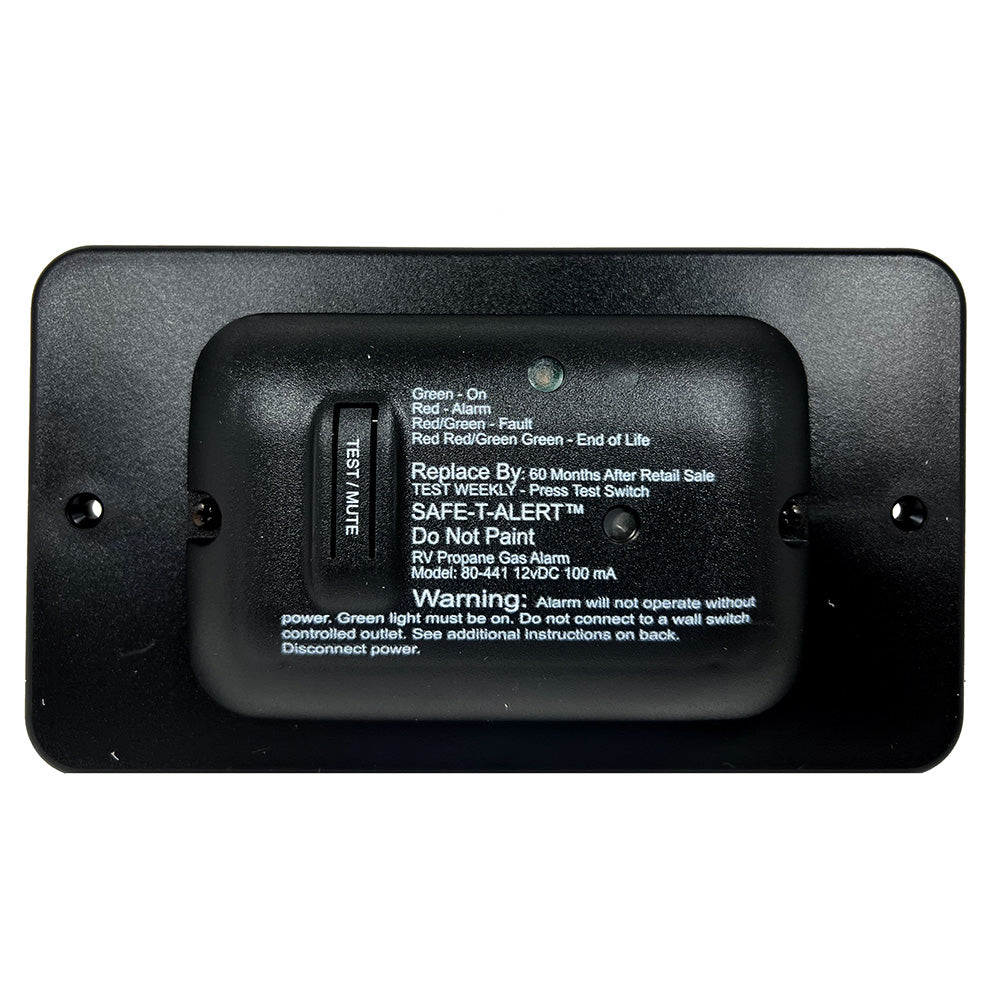 Safe-T-Alert 80 Series Black Propane Gas Alarm – 12V [80-441-BL-TR]