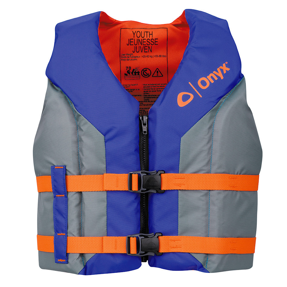 Onyx Shoal All Adventure Youth Life Jacket – Blue [121000-500-002-26]